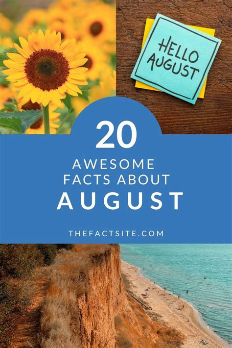 Did You Know Facts For August