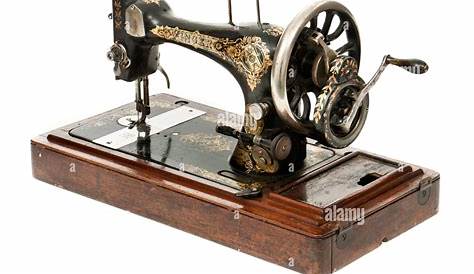 Antique Singer manual sewing machine Stock Photo - Alamy