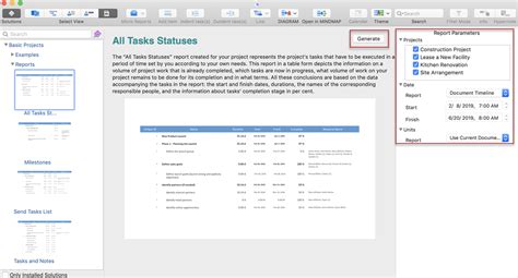 Report On A Multiple Project Status Conceptdraw Helpdesk