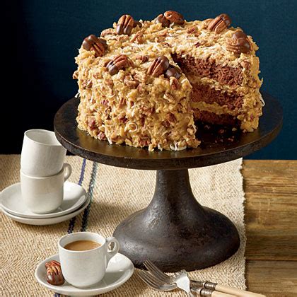 Its body has a lot more structure than traditional german chocolate cake frosting, which will make for a much neater looking cake with gorgeous, precise slices. Coconut-Pecan Frosting Recipe | MyRecipes