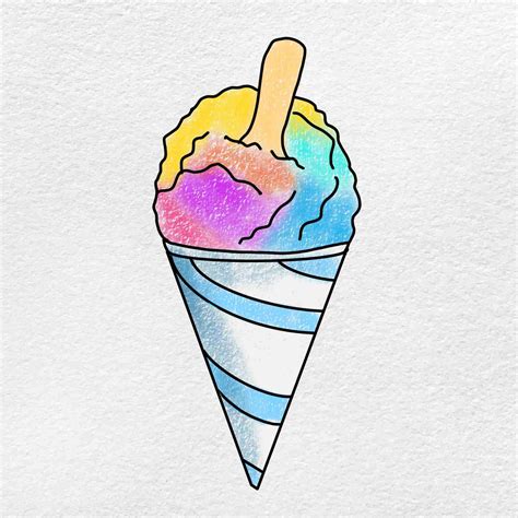 Shave Ice Drawing Helloartsy