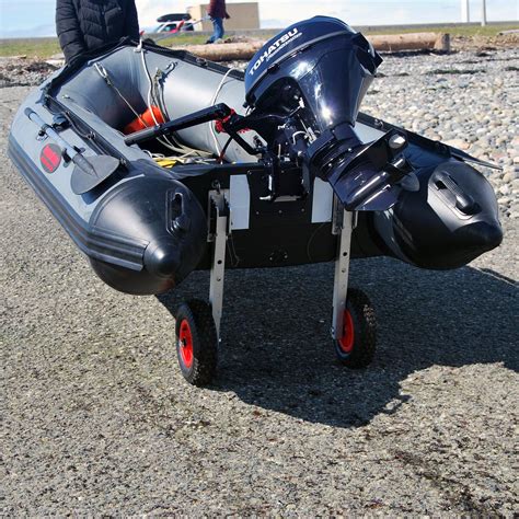 Seamax Deluxe 4 By 4 Boat Launching Dolly With 12 Wheels System For