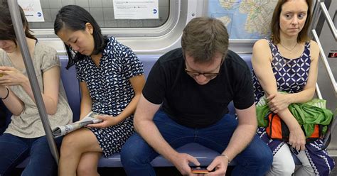 Study Of People Who Apparently Dont Ride The Subway At Rush Hour Finds Manspreading Is Sexy