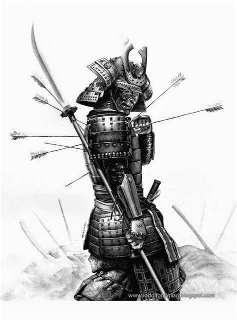 10 Dibujos De Guerreros Samurais