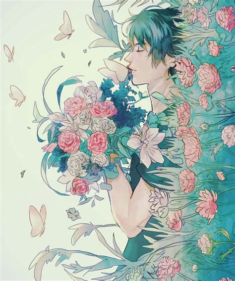 Pin By Tanya Mccuistion On Art Anime Anime Flower Manga Art