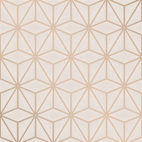 Rose Gold Pink Grey Beige Wallpaper Stripe Geometric Damask Marble Metallic Ebay
