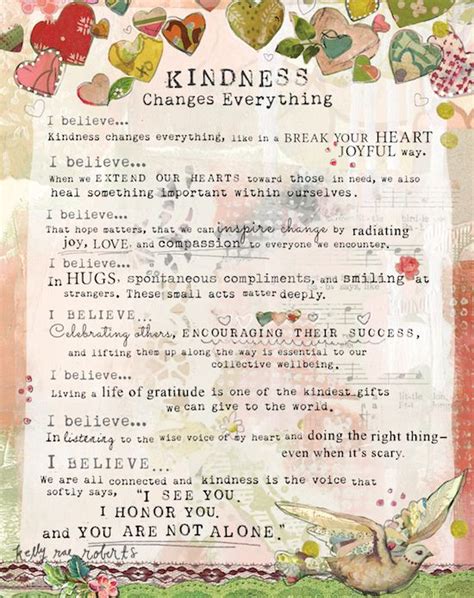 Kelly Rae Robertss Kindness Manifesto Kelly Rae Roberts Manifesto