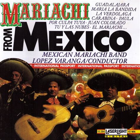 Mariachi From Mexico Mexican Mariachi Band Lopez Varanga 1990