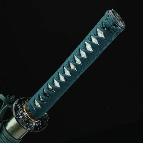 Green Katana Handmade Japanese Katana Sword High Manganese Steel With