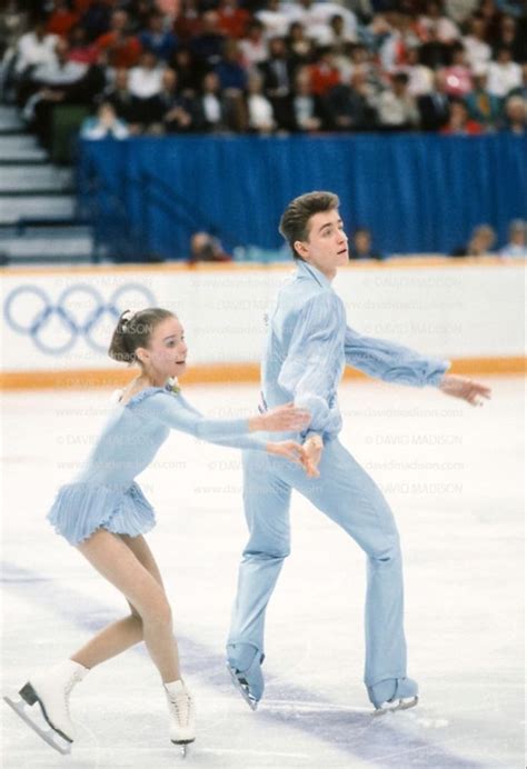 ekaterina gordeeva and sergei grinkov performing their free skate during the xv winter olympics in