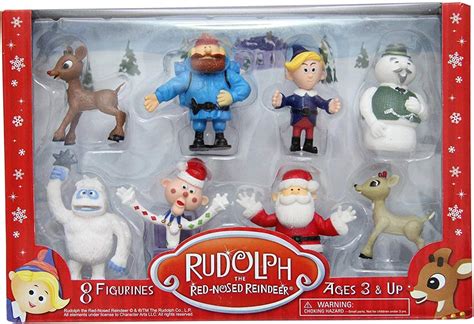 Amazon Rudolph The Red Nosed Reindeer Main Characters Pvc Figurine