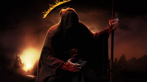 Oscuro Grim Reaper Hd Fondo De Pantalla