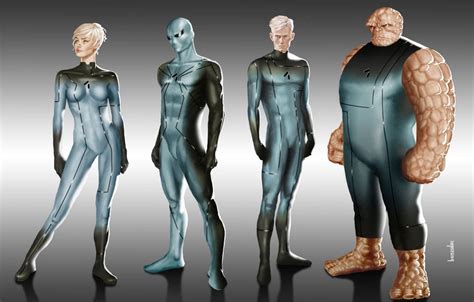 Fantastic Four Redesign By Bonzulac On Deviantart Superhéroes Marvel
