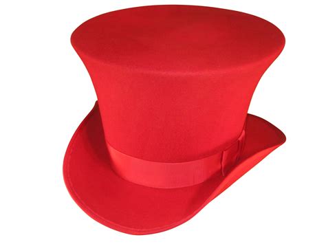 Top Hat Clipart Cartoon Red Top Hat Clipart Png Image Transparent Png