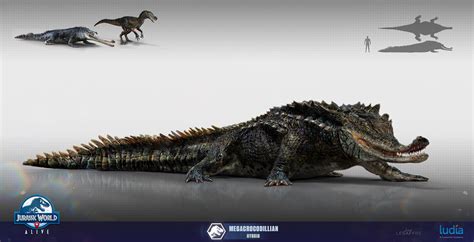 J Lesaffre Jurassic World Hybrid Monostegotops Megacrocodillian