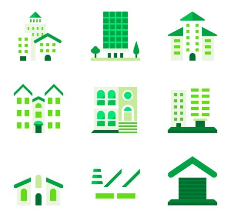 Iconos de Casa verde - 198 iconos vectoriales gratis