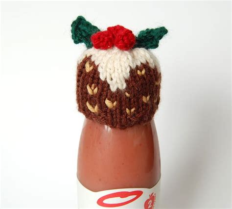 Free Knitting Pattern For Christmas Pudding Hat For Innocent Smoothies