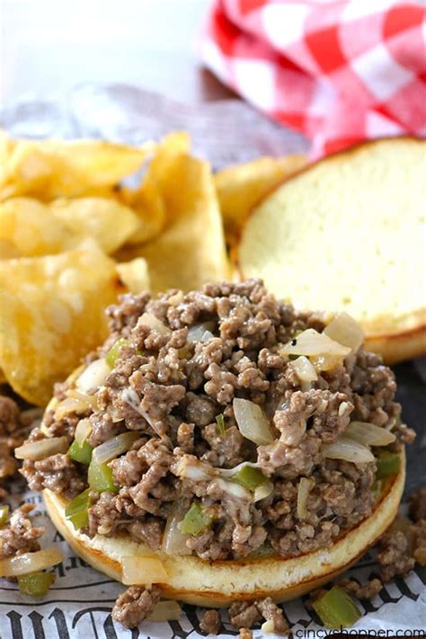 It's packed with amazing flavor. Philly Cheesesteak Sloppy Joes - CincyShopper