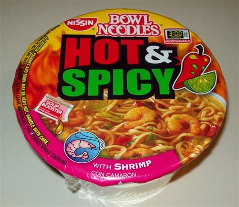 Ramen Butterfly Nissin Bowl Noodles Hot And Spicy With Shrimp