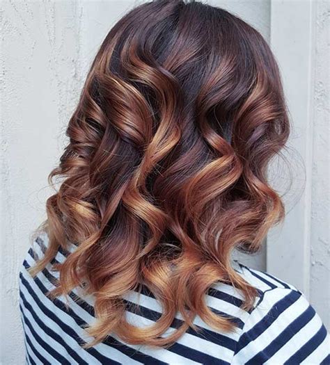 25 copper balayage hair ideas for fall stayglam