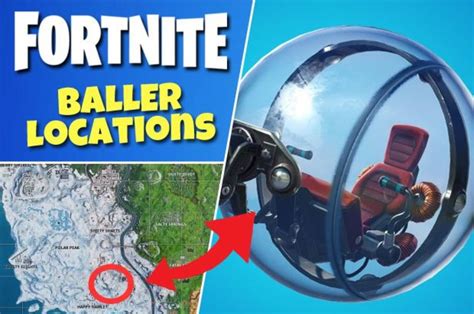 Fortnite Baller Locations Where To Find The Baller In Fortnite Map