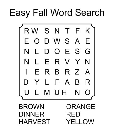 You can now create slick looking word search puzzles with the ability to play them, share them, and print them! 5 Best Printable Fall Word Games - printablee.com