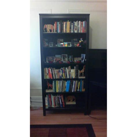 Ikea Hemnes Bookcase In Dark Brown Aptdeco
