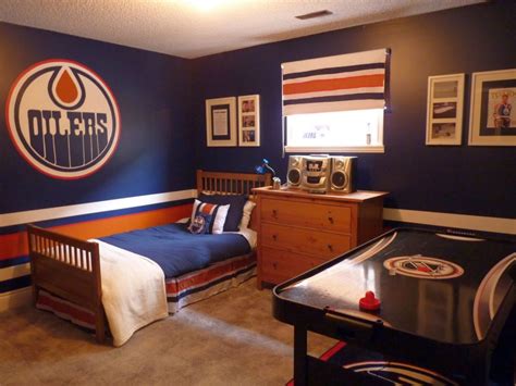 18 Unique Hockey Bedroom Design Ideas For Teenage Guys