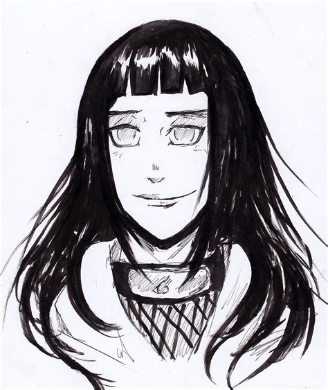 Estampe Portrait Hinata Hyuga By Wizzardfye On Deviantart