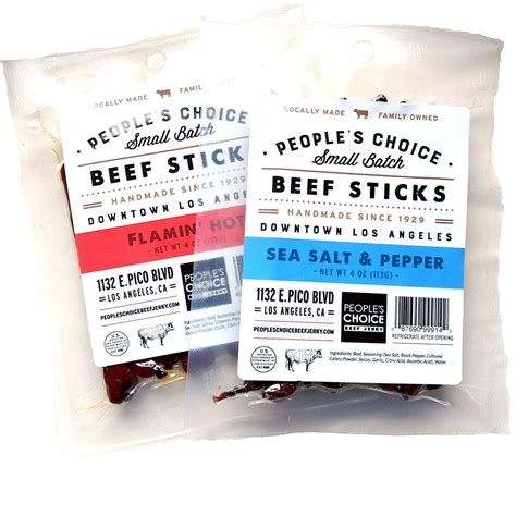 Peoples Choice Small Batch Beef Sticks ~ Beef Jerky Reviews