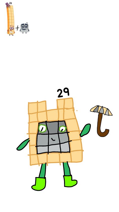 My New Fanmade 29 Numberblocks