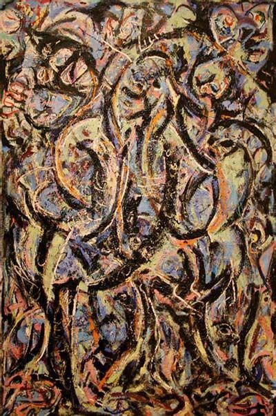 Jackson Pollock Gothic 1944 Art Experience Nyc Artexperiencenyc
