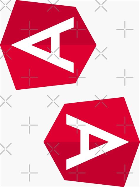 Angular­ Sticker By Menk Redbubble