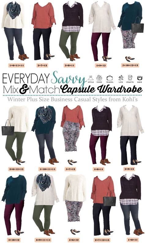 Plus Size Business Casual Capsule Wardrobe For Winter Everyday Savvy