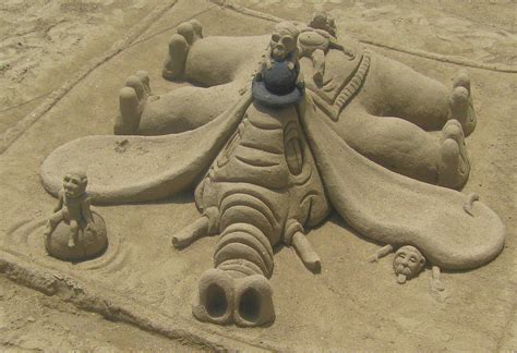 Sand Sculpture Amazing Mythical Creature Fantastic Sand Flickr