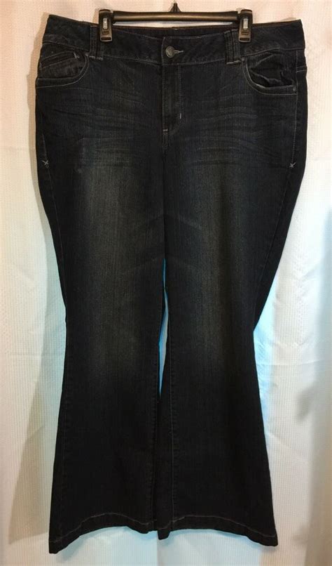 lane bryant lightly flared jeans size 20 average women s stretch denim ebay stretch denim