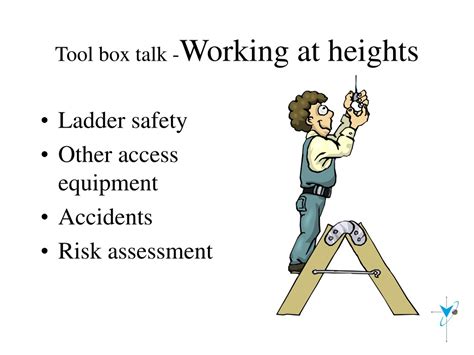 Working At Height Safety Toolbox Talk Toolbox Talk Working