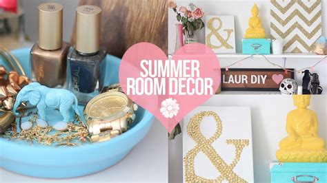Check out our summer decorations selection for the very best in unique or custom, handmade pieces from our floral stems shops. DIY: Easy Summer Room Decor | LaurDIY - YouTube