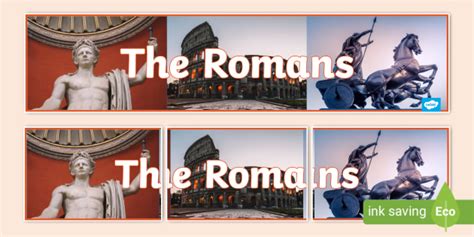 The Romans Photo Display Banner Teacher Made