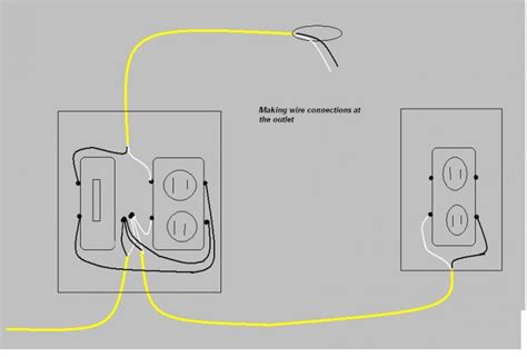Form a hook at the end of the new black wire with the 7 tag and tighten under the 7 terminal on the receptacle. How do I wire a light switch and a receptacle in the same box