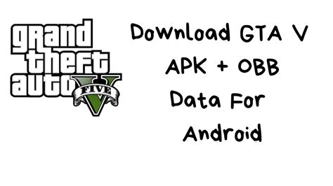 다운로드 GTA APK Final Mod OBB Data 최신 버전 Android