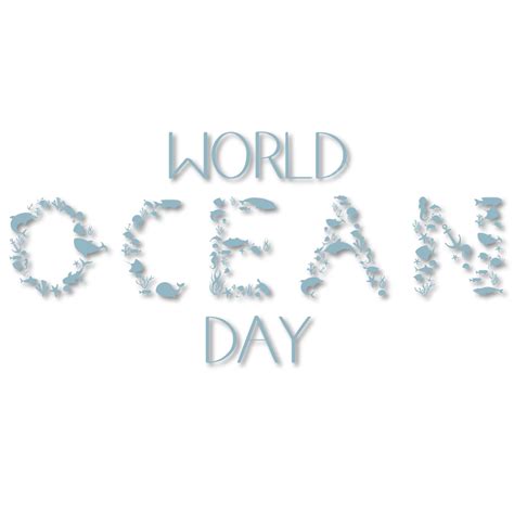 World Oceans Day Design Eco Marine Png And Vector With Transparent