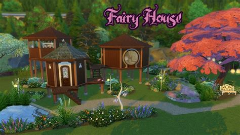 Fairy House Sims 4 Speed Build Youtube