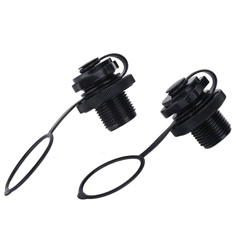 2pcs Air Plugs Inflatable Boat Spiral Air Plugs One Way Inflation Air