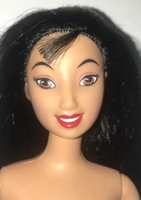 NUDE BARBIE VINTAGE Disney Mulan Princess Articulated Body Mattel Doll