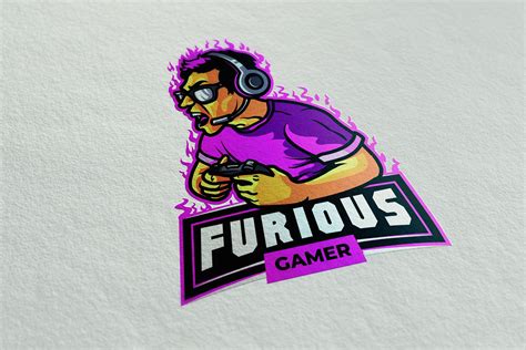 Furious Gamer Esport Logo Branding And Logo Templates ~ Creative Market
