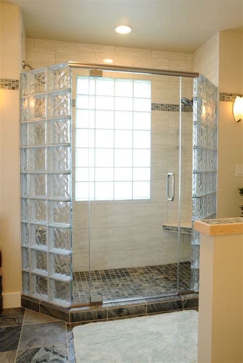 How To Create A Luxury Glass Block Shower With A Frameless Glass Door
