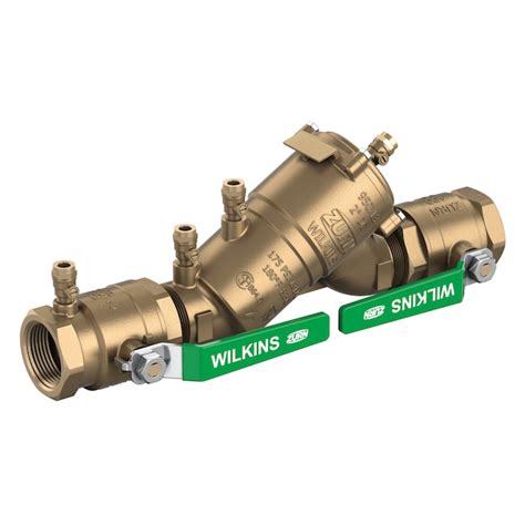 Zurn Wilkins 1 14 In Bronze Fnpt Double Check Backflow Preventer In