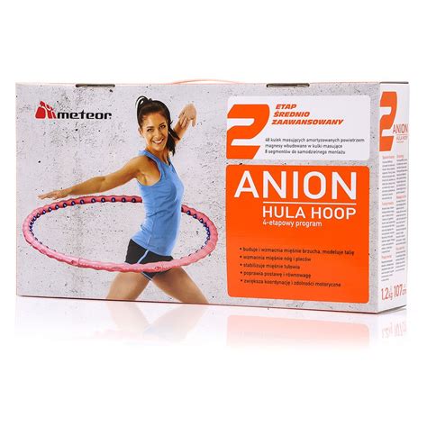 Hula Hoop Meteor Anion 2 Z Wypustkami Suplementyisportpl