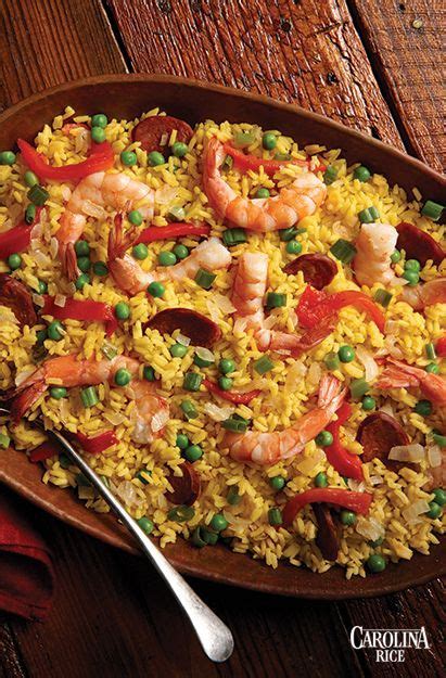 Raise the heat to high and add the rice and corn. Easy Paella made with Carolina Saffron Yellow Rice Mix ...